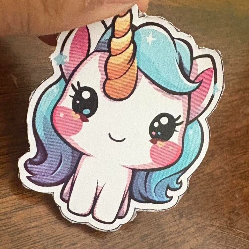 Cute Matte unicorn sticker 3/30% off